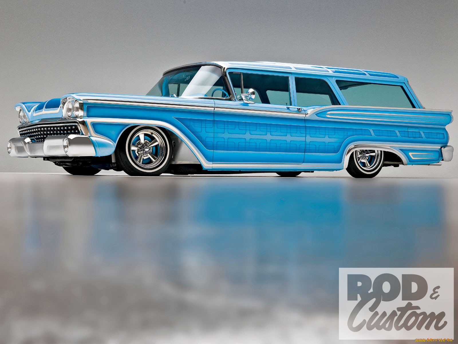 1959, ford, ranch, wagon, 